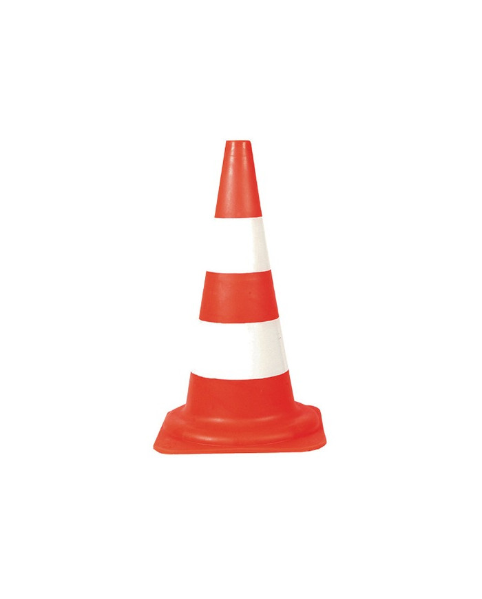 CONO IN POLIETILENE CM.54 BIANCO ROSSO