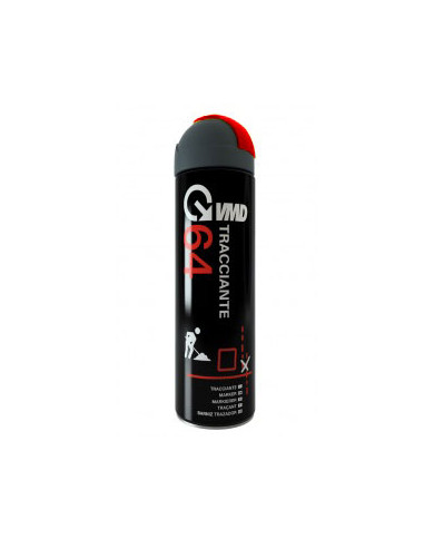 TRACCIANTE ROSSO FLUO ML 500 CON VALVOLA MANUALE