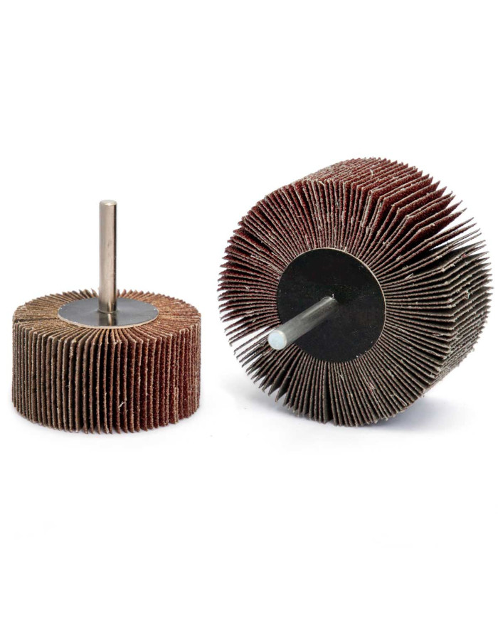 RUOTA LAMELLARE GR.40 SU GAMBO 6X40 MM