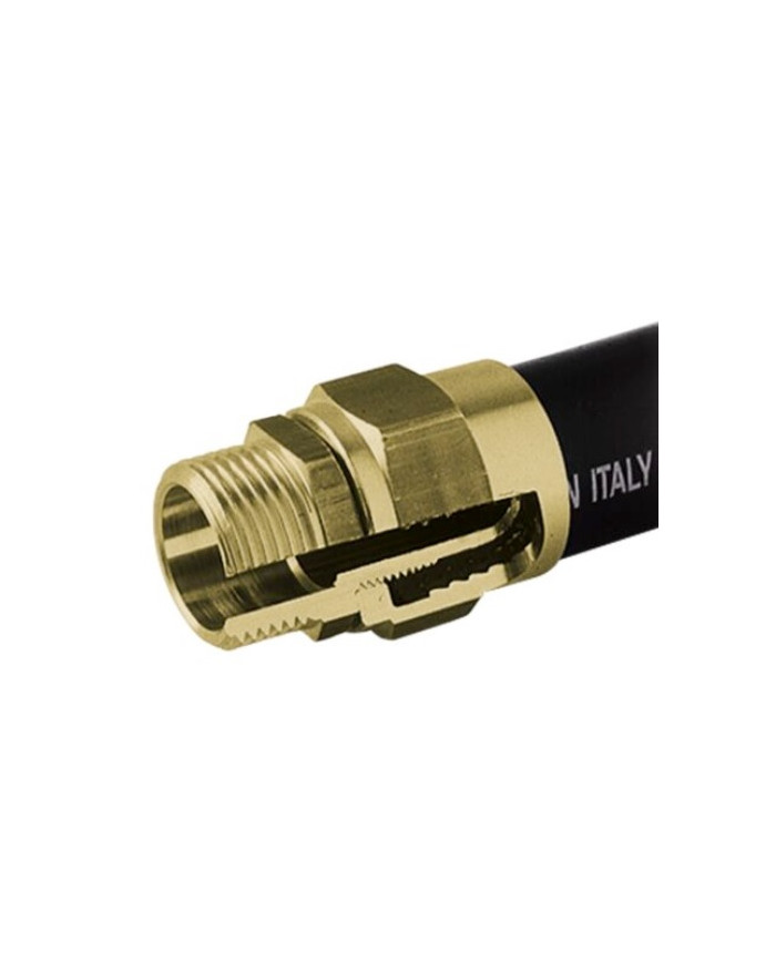 RACCORDO PORTAGOMMA X TUBO CON FILETTO MASCHIO