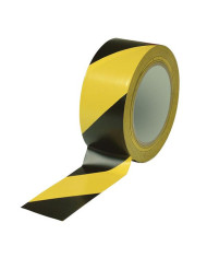 NASTRO SEGNALETICO ADESIVO 50MMX25MT GIALLO/NERO