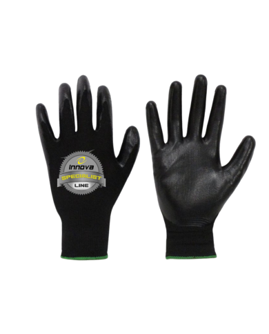 GUANTO NBR NERO POLIESTERE SPALMATO NITRILE