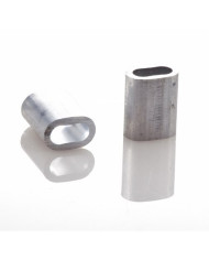 MANICOTTO IN ALLUMINIO PER FUNE 2 MM