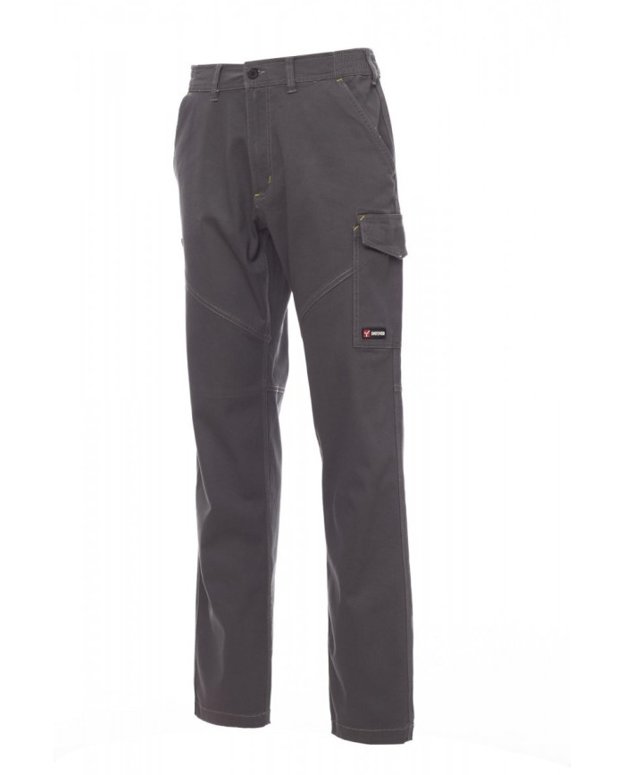PANTALONE MULTITASCHE ELASTICIZZATO SMOKE