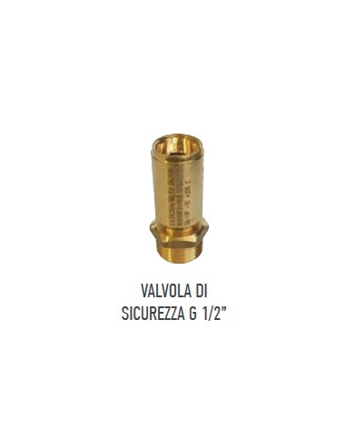 SAFETY VALVE 1/2 - 11 BAR