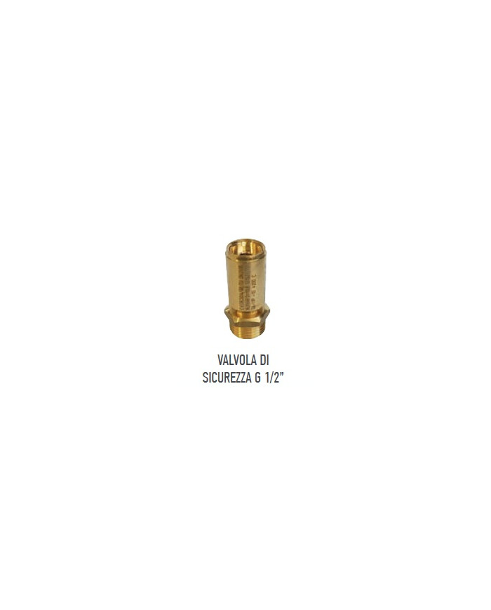 SAFETY VALVE 1/2 - 11 BAR