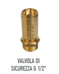 SAFETY VALVE 1/2 - 11 BAR