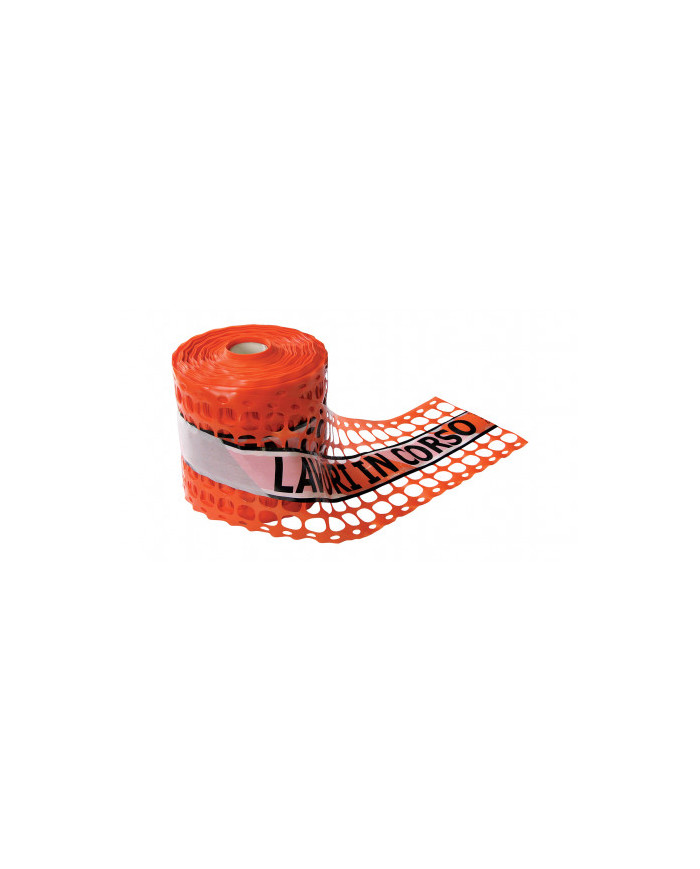 ROTOLO BANDA ARANCIO IN POLIETILENE(HDPE) C/NASTRO