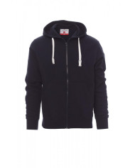 FELPA PRT FULL ZIP CON CAPPUCCIO GARZATA  280GR