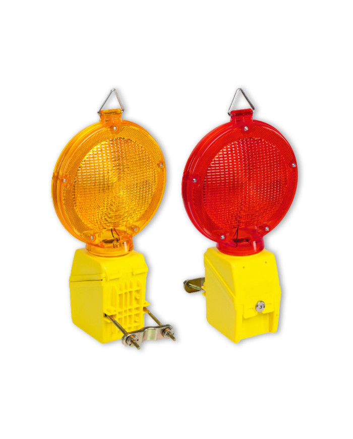 LAMPEGGIATORE BIFACCIALE A LED MONOPILA GIALLO