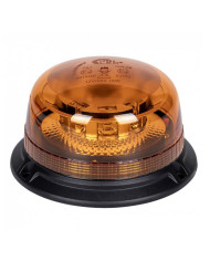 SEGNALE LUMINOSO 8LED ARANCIO 12/24V BASE PIANA