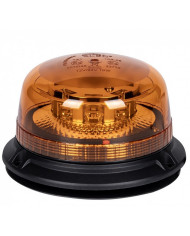 SEGNALE LUMINOSO 8LED ARANCIO 12/24V BASE PIANA
