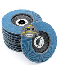 DISCO SUPPORTO IN FIBRA D. 115 GR. Z40 BLUE INOX