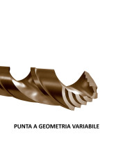 PUNTA ELICOIDALE CON GEOMETRIA A GRADINO