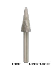 FRESA ROTATIVA CONICA HSS DIAM 12X30 MM