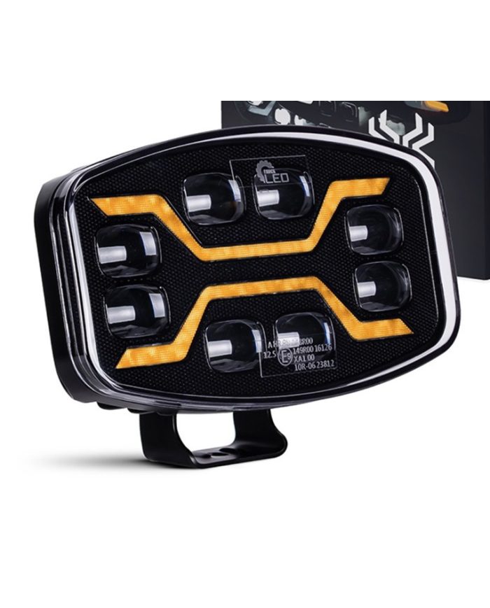 FARO LAVORO LED 12/24V CON LUCE DI EMERGENZA