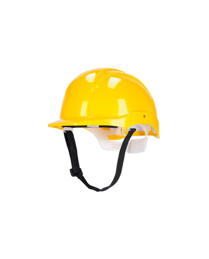 ELMETTO IN HDPE GIALLO CON SOTTOGOLA