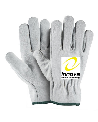 GUANTO PELLE CROSTA BOVINO  ELASTICO SUL POLSINO