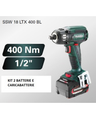 AVVITATORE IMPULSI METABO 1/2 18V 400NM SOLO CORPO