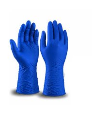 GUANTO LATTICE BLU SENZA POLVERE PZ.50
