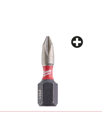 INSERTO ATTACCO 1/4 PH2 L. 25 MM  TOP QUALITY
