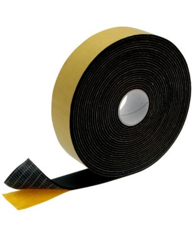 GUARNIZIONE MOUSSE EPDM ADESIVA RETINATO  25X10 MM