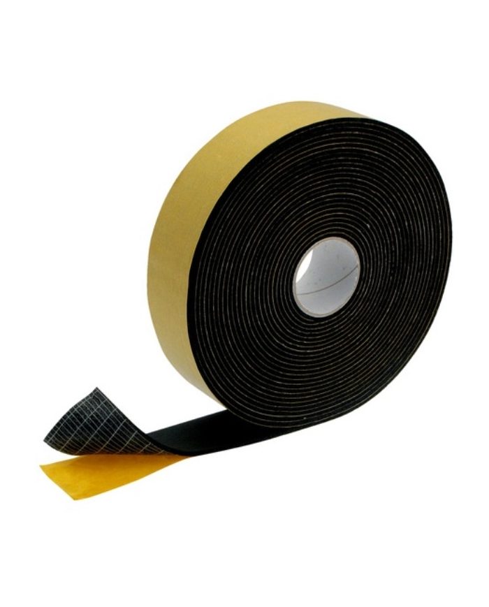 GUARNIZIONE MOUSSE EPDM ADESIVA RETINATO  25X10 MM
