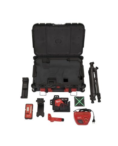 LASER LINEARE VERDE M12 3PLKIT-401P SET