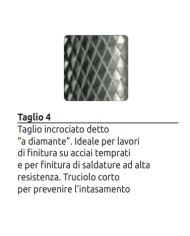 FRESA METALLO DURO B DIAM. 6 MM TAGLIO INCROCIATO