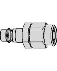 INNESTO MASCHIO 320 ATTACCO STREAM TUBO 8X12