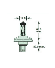 LAMPADA 12V 60/55W H5