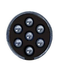 PRESA 7 POLI TIPO N 24V ALLUMINIO