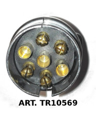 PRESA 7 POLI 12V ALLUMINIO