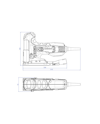 SEGHETTO ALTERNATIVO METABO 710 W