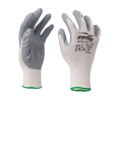 GUANTO NBR GRIGIO POLIESTERE SPALMATO NITRILE