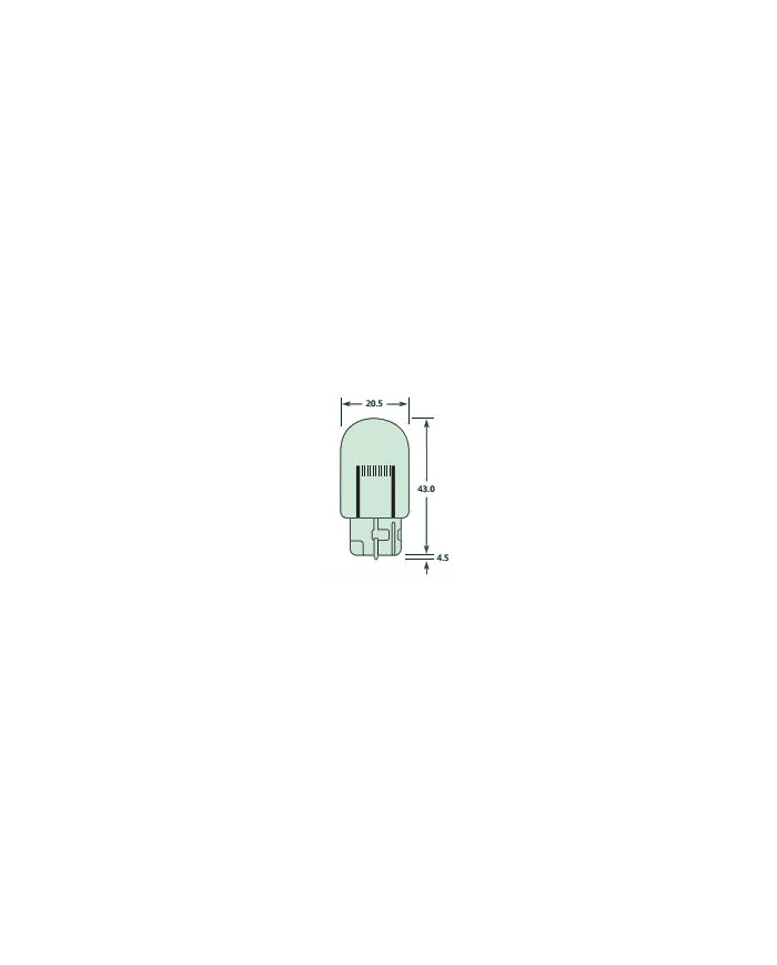 LAMPADA 12V 21W W3X16D