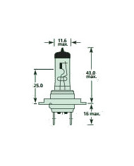 LAMPADA H7 55W PX26D