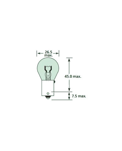 LAMPADA 21W BA15S P21W