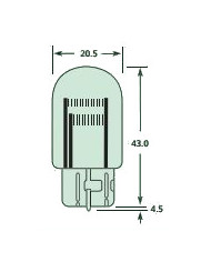 LAMPADA 12V 21/5W W3 X 16Q