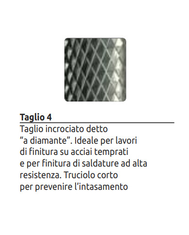 FRESA METALLO DURO C TG.4