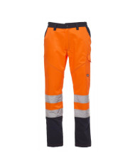PANTALONE ALTA VISIBILITA’ INVERNALE FLUO-BLU NAVY