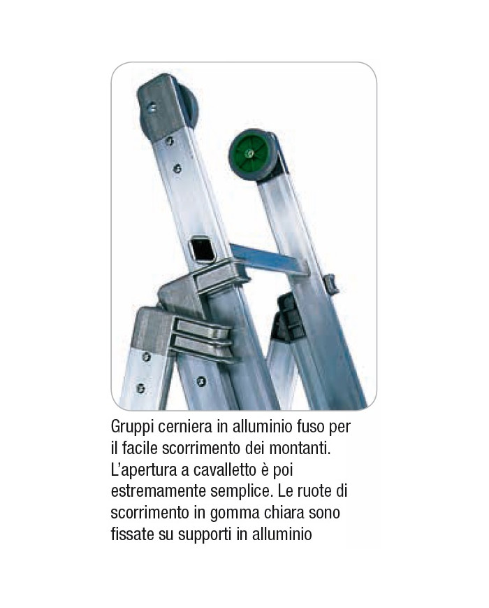 SCALA A QUATTRO RAMPE MT 3.84