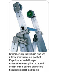 SCALA A QUATTRO RAMPE MT 3.84