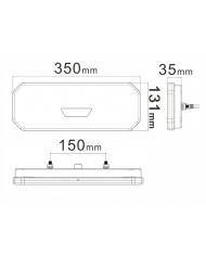 FANALE POSTERIORE DX LED TRIANGOLO