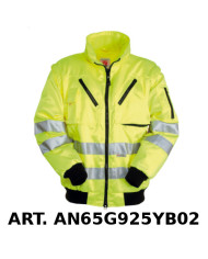 POLO GRD TG.S GIALLO FLUO-BLUNAVY