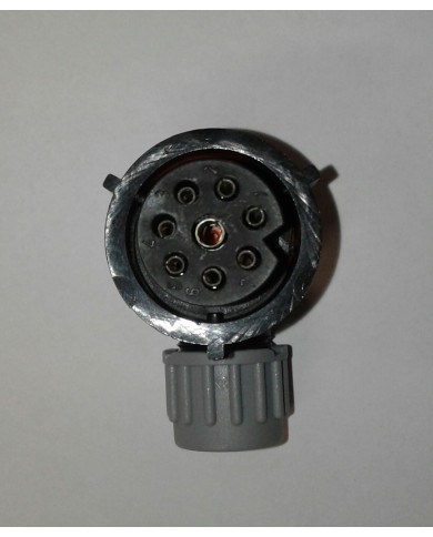 CONNETTORE 7+1 VIE 90 PER FANALI POSTERIORI