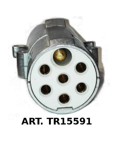 PRESA 7 POLI TIPO S 24V ALLUMINIO