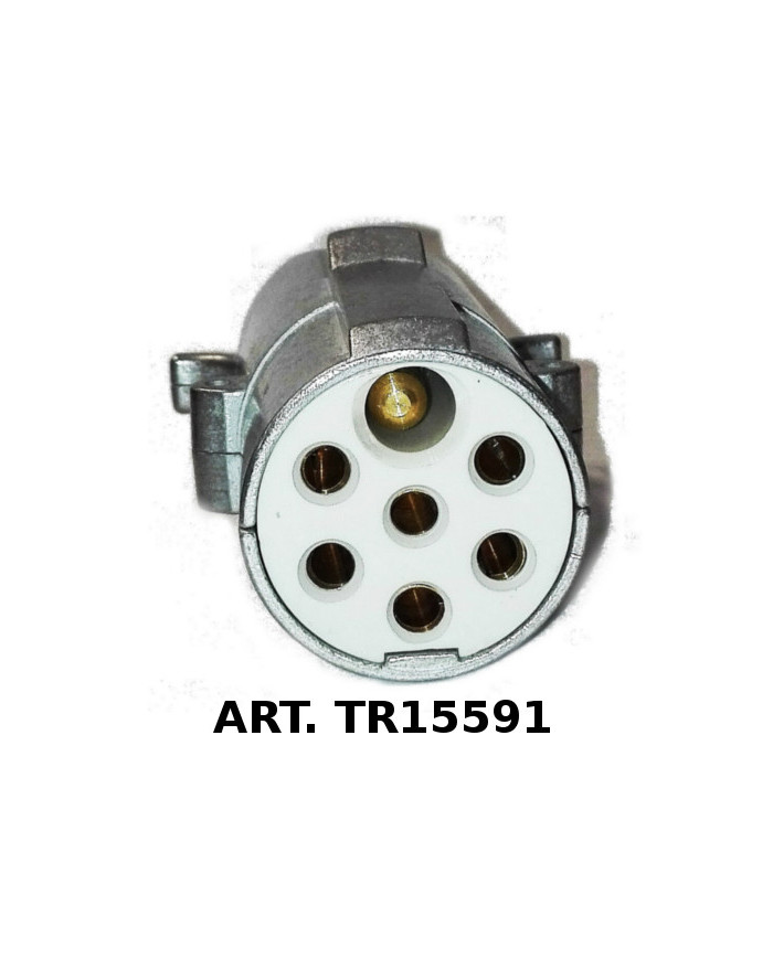PRESA 7 POLI TIPO S 24V ALLUMINIO