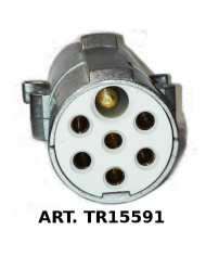 PRESA 7 POLI TIPO S 24V ALLUMINIO
