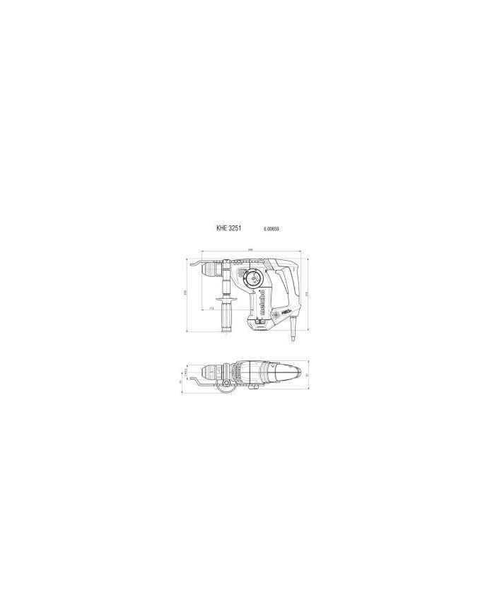MARTELLO PERFORATORE METABO COMBINATO KHE 3251